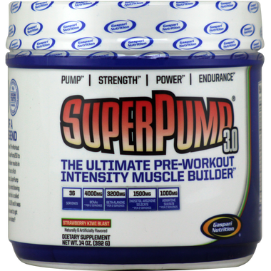 Gaspari Nutrition SuperPump 3.0 Strawberry Kiwi 36 svg | Muscleintensity.com