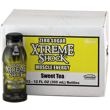 ANSI Xtreme Shock Sweet Tea 12 oz 12 ct | Muscleintensity.com