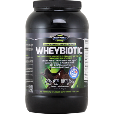 EPIC Performance Wheybiotic All Natural Grass Fed Whey Protein Double Chocolate Cocoa 2 lbs | Muscleintensity.com