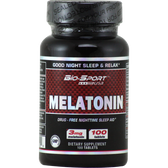 Bio-Sport USA Melatonin 100 ct | Muscleintensity.com