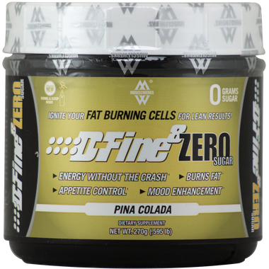 Musclewerks D-Fine8 Zero Pina Colada 60 svg | Muscleintensity.com