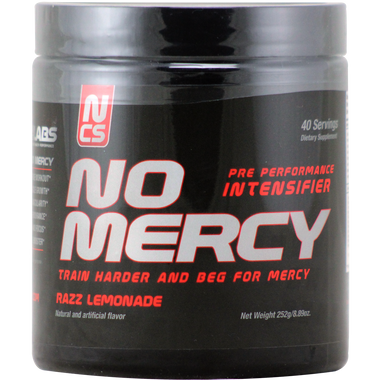NCS Labs No Mercy Razz Lemonade 40 svg | Muscleintensity.com