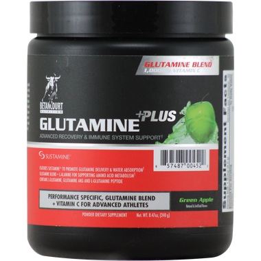 Betancourt Glutamine Plus Green Apple 30 svg | Muscleintensity.com