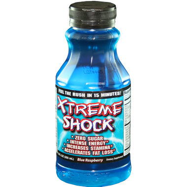 ANSI  Xtreme Shock Blue Raspberry 12 oz 12 ct | Muscleintensity.com