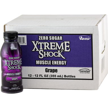 ANSI  Xtreme Shock Grape 12 oz 12 ct | Muscleintensity.com