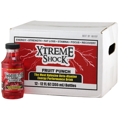 ANSI Xtreme Shock Fruit Punch 12 oz 12 ct | Muscleintensity.com