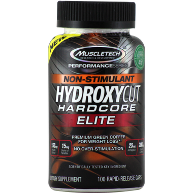 MuscleTech Hydroxycut Hardcore Elite Stim Free 100 ct | Muscleintensity.com