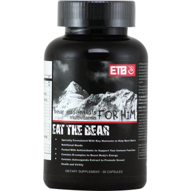 ETB Bear Essentials for Him 90 ct | Muscleintensity.com