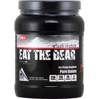 ETB Pure Isolate Whey Protein Ice Cream Sandwich 2 lbs | Muscleintensity.com