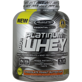 MuscleTech Essential Series 100% Platinum Whey Protein Chocolate Peanut Butter 5 lbs | Muscleintensity.com