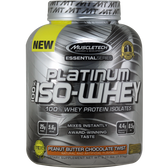 MuscleTech Essential Series Platinum 100% Iso Whey Peanut Butter Chocolate Twist 48 svg | Muscleintensity.com