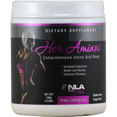 NLA for Her Her Aminos - BCAA's Pink Lemonade 30 svg | Muscleintensity.com