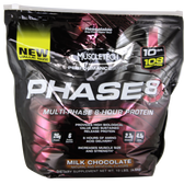 MuscleTech Phase8 Multi Phase 8 hour Protein Chocolate 10 lbs | Muscleintensity.com