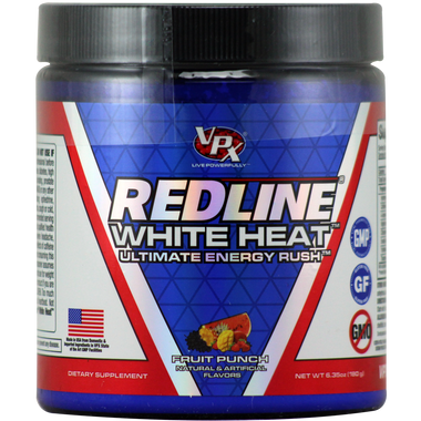 VPX Redline White Heat Fruit Punch 40 svg | Muscleintensity.com