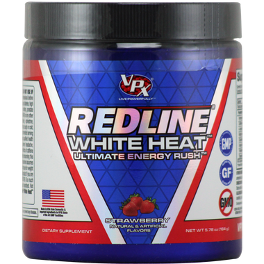 VPX Redline White Heat Strawberry 40 svg | Muscleintensity.com