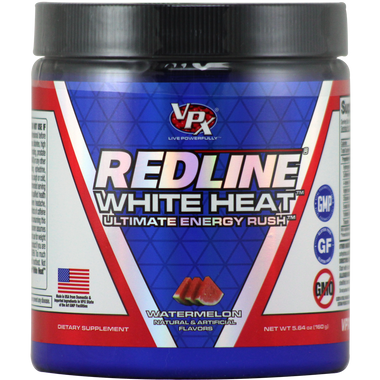 VPX Redline White Heat Watermelon 40 svg | Muscleintensity.com