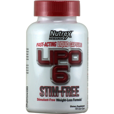 Nutrex Lipo-6 Stim Free 120 ct | Muscleintensity.com