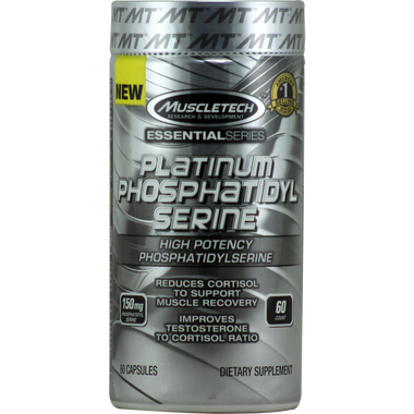MuscleTech Essential Series Platinum Phosphatidyl Serine 60 ct | Muscleintensity.com