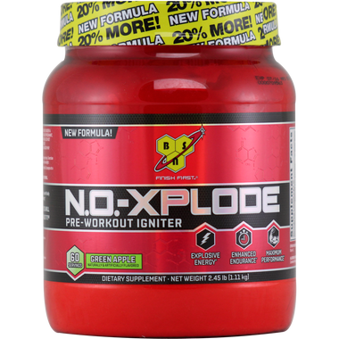 BSN NO-Xplode Green Apple 60 svg | Muscleintensity.com