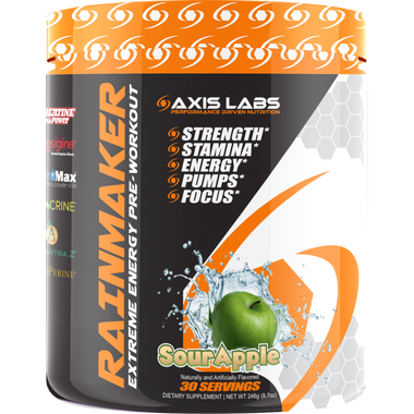 Axis Labs Rainmaker Sour Apple 30 svg | Muscleintensity.com