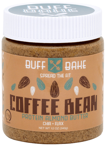 Buff Bake Coffee Bean Almond Butter 12 oz | Muscleintensity.com