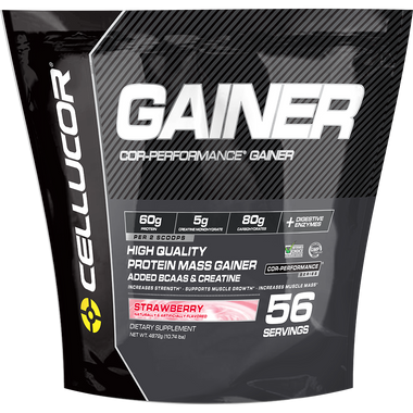 Cellucor Cor-Performance Gainer Strawberry 56 svg | Muscleintensity.com