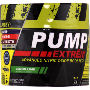 ProMera Sports Pump Extrem Lemon Lime 32 svg | Muscleintensity.com