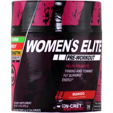ProMera Sports Womens Elite Pre-Workout Mango 36 svg | Muscleintensity.com