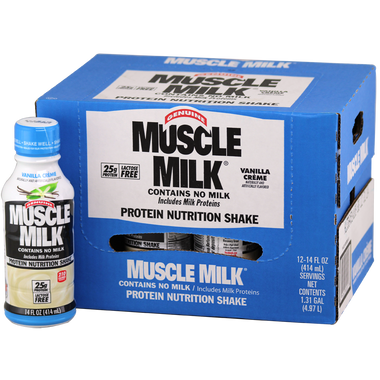CytoSport  RTD Muscle Milk Vanilla 14 oz 12 ct. | Muscleintensity.com