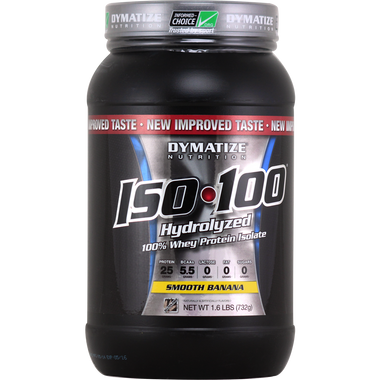 Dymatize Nutrition ISO-100 Banana 1.6 lbs | Muscleintensity.com