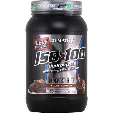 Dymatize Nutrition ISO-100 Protein Gourmet Fudge Brownie 1.6 lbs | Muscleintensity.com