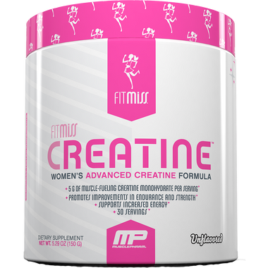 FitMiss by MusclePharm Creatine Unflavored 30 svg | Muscleintensity.com