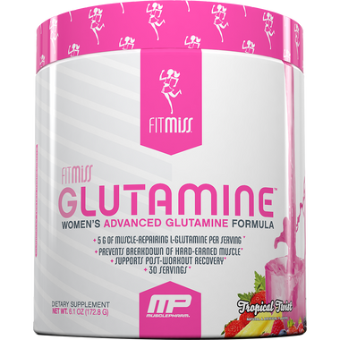 FitMiss by MusclePharm Glutamine Tropical Twist 30 svg | Muscleintensity.com