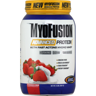 Gaspari Myofusion Advanced Protein Strawberries and Cream 2 lbs | Muscleintensity.com