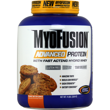 Gaspari Myofusion Advanced Protein Peanut Butter Cookie 4 lbs | Muscleintensity.com