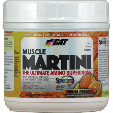 GAT MuscleMartini Orange Pineapple 30 svg | Muscleintensity.com