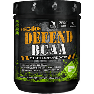 Grenade Defend BCAA Green Apple 30 svg | Muscleintensity.com