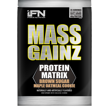 iForce Mass GainZ Brown Sugar Maple Oatmeal Cookie 10 lbs | Muscleintensity.com