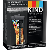 Kind Bars Black Truffle and Sea Salt 12 ct | Muscleintensity.com
