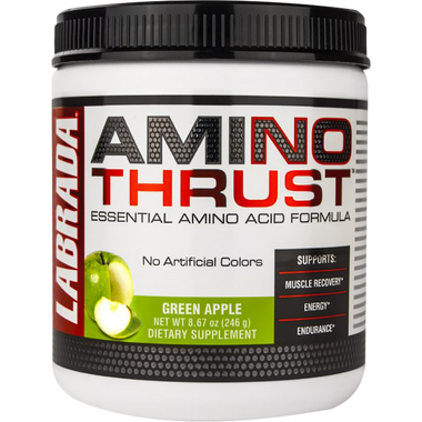 Labrada Amino Thrust Green Apple 30 svg | Muscleintensity.com