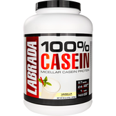 Labrada 100% Casein Micellar Casein Protein Vanilla 4 lbs | Muscleintensity.com