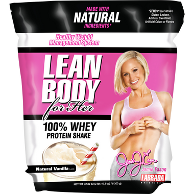 Labrada Jamie Eason 100% Whey Protein Shake Natural Vanilla 2.6 lbs | Muscleintensity.com