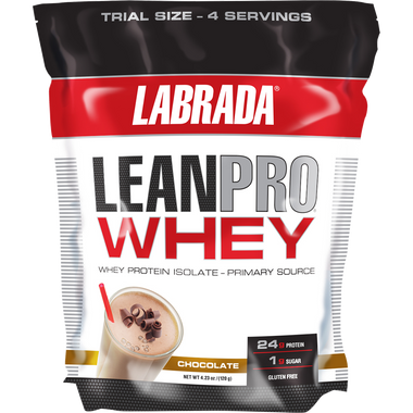 Labrada Lean Pro Whey Trial Bag Chocolate 4 svg | Muscleintensity.com