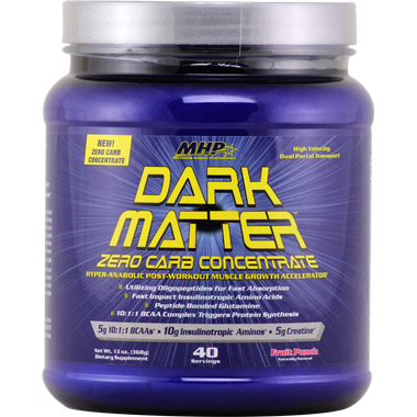 MHP Dark Matter Zero Carb Concentrate Fruit Punch 40 svg | Muscleintensity.com