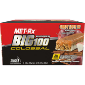 Met-Rx: Big 100 Colossal Crispy Apple Pie Bar 9 ct | Muscleintensity.com