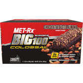Met-Rx Big 100 Colossal Chocolate Toasted Almond Bar 9 ct | Muscleintensity.com