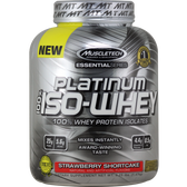 MuscleTech Essential Series Platinum 100% Iso Whey Strawberry Shortcake 48 svg | Muscleintensity.com