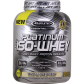 MuscleTech Essential Series Platinum 100% Iso Whey Vanilla Ice Cream 48 svg | Muscleintensity.com