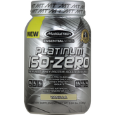 MuscleTech Essential Series Platinum 100% Iso Zero Vanilla Milk Shake 50 svg* | Muscleintensity.com