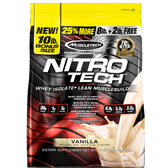 MuscleTech Nitro Tech Performance Series Milk Vanilla 10 lbs* | Muscleintensity.com